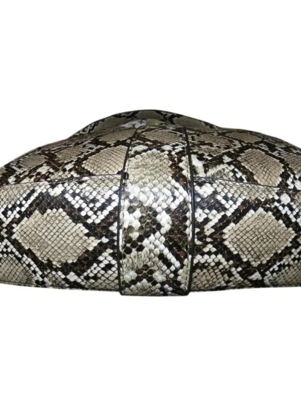 Python Vegan Leather Handbag and matching leggings size small with inseam 28